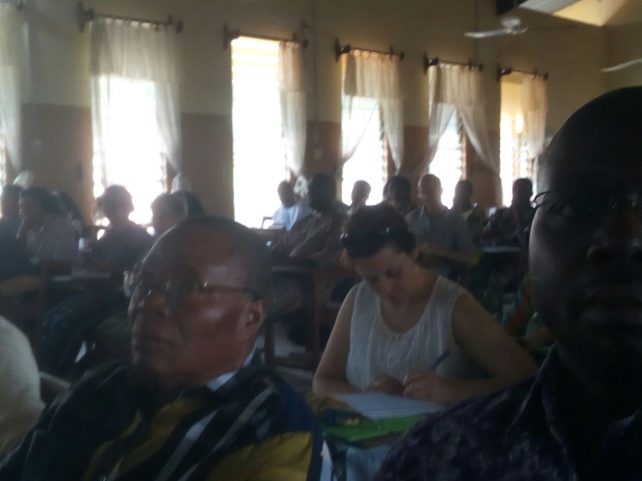 Trabajando juntos en Benin